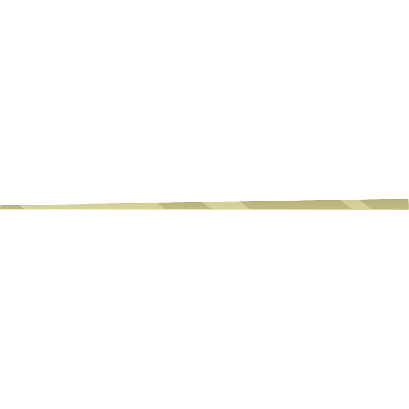 Mexen Line-B sloping strip for glass 120 cm left, gold - 185004120L