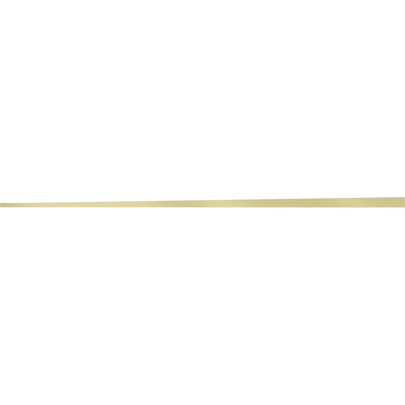 Mexen Line-B drip edge strip for glass 120 cm left, brushed gold - 185504120L