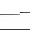 Mexen Line-B sloping strip for glass 120 cm left, black - 187004120L