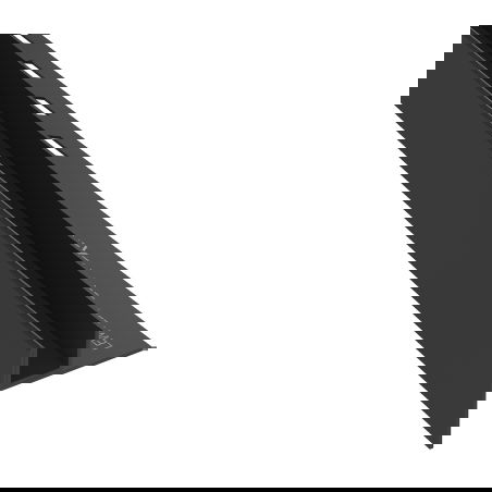 Mexen Line-B sloping strip for glass 120 cm left, black - 187004120L