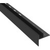 Mexen Line-B 120 cm slope strip for glass, left, black - 187004120L