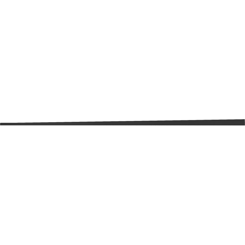 Mexen Line-B 120 cm slope strip for glass, left, black - 187004120L