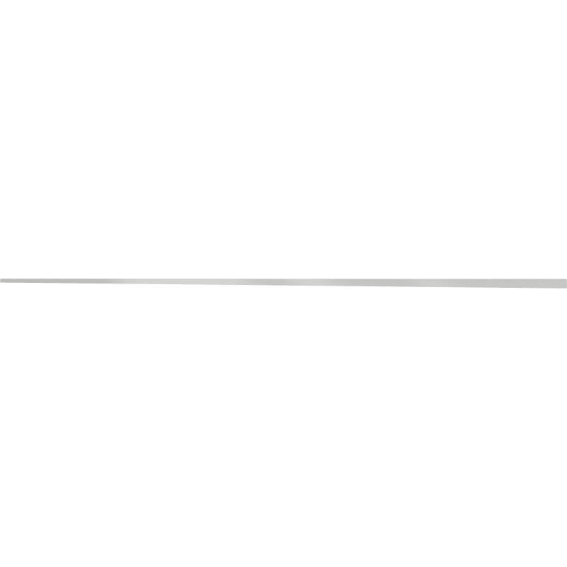 Mexen Line-B slope strip for glass 180 cm left, inox - 181004180L