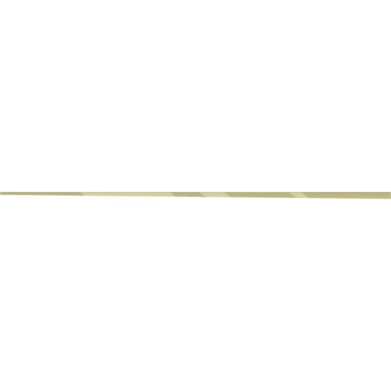 Mexen Line-B shower channel for glass 180 cm left, gold - 185004180L