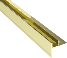 Mexen Line-B shower channel for glass 180 cm left, gold - 185004180L