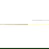 Mexen Line-B draining strip for glass 180 cm left, brushed gold - 185504180L