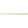Mexen Line-B wall-mounted sloping strip 120 cm left, brushed gold - 185502120L