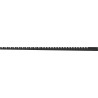 Mexen Line-B 120 cm black left wall-mounted slope strip - 187002120L
