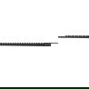 Mexen Line-B wall-mounted slope strip 120 cm left, black - 187002120L