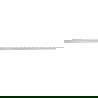 Mexen Line-B wall edge drainage strip 120 cm right, stainless steel - 181002120R