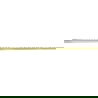Mexen Line-B 120 cm Right Wall Drain Strip, Gold - 185002120R