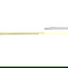 Mexen Line-B wall-mounted slope strip 120 cm right, brushed gold - 185502120R