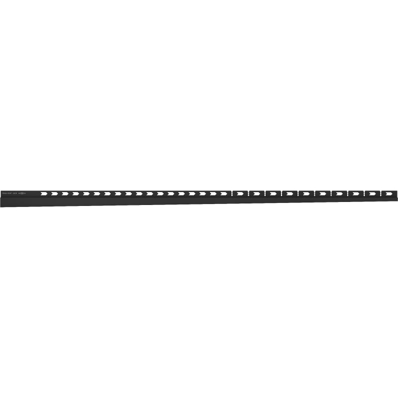 Mexen Line-B wall edge profile 120 cm right, black - 187002120R