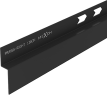 Mexen Line-B wall-mounted slope strip 120 cm right, black - 187002120R