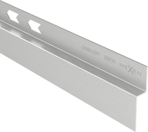 Mexen Line-B wall-mounted slope strip 180 cm left, inox - 181002180L