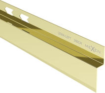 Mexen Line-B 180 cm left wall slope trim, gold - 185002180L