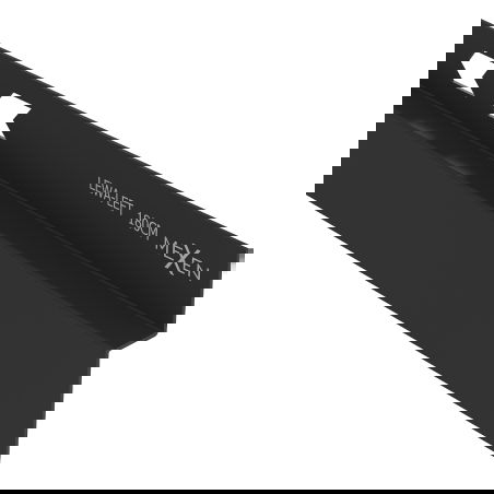 Mexen Line-B wall-mounted slope strip 180 cm left, black - 187002180L