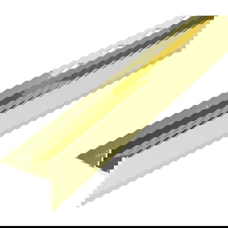 Mexen Line-B drainage strip for glass 180 cm right, gold - 185004180R