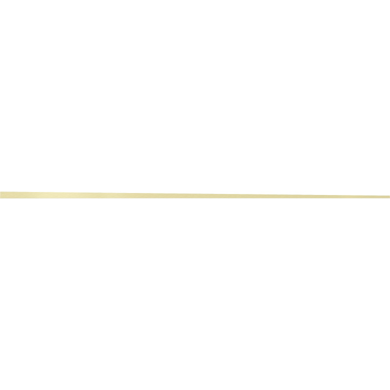 Mexen Line-B drainage strip for glass 180 cm right, brushed gold - 185504180R