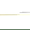 Mexen Line-B wall-mounted slope strip 180 cm right, brushed gold - 185502180R
