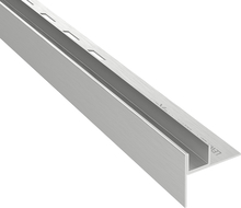 Mexen Line-B slope strip for glass 120 cm left, inox - 181004120L