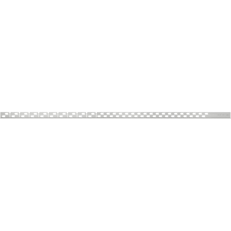 Mexen Line-B 120 cm left floor slope strip, inox - 181001120L