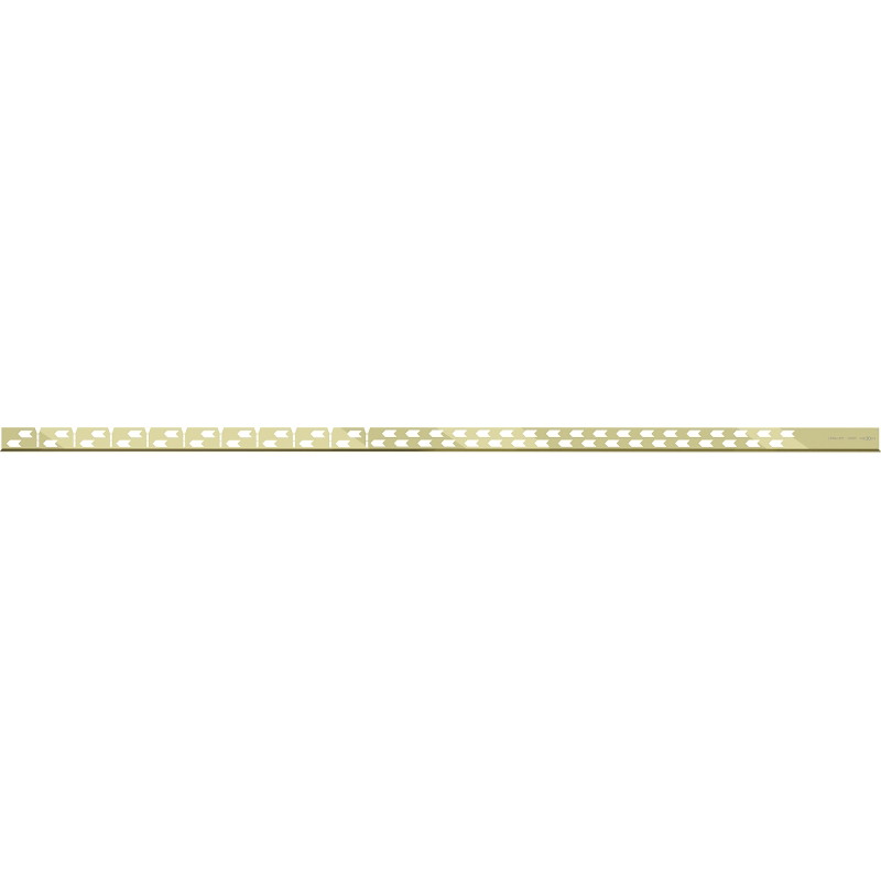 Mexen Line-B floor sloping strip 120 cm left, gold - 185001120L