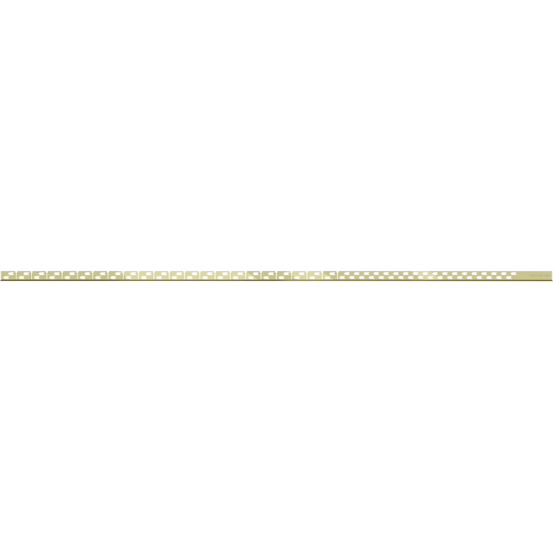 Mexen Line-B floor sloping strip 180 cm left, gold - 185001180L