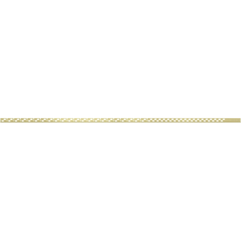 Mexen Line-B floor downward strip 180 cm left, brushed gold - 185501180L
