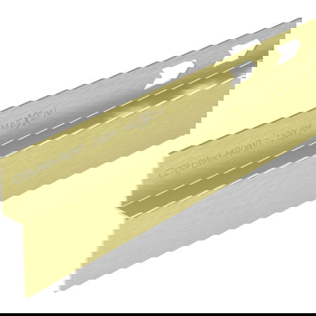 Mexen Line-B Front Shower Trim 130 cm, Brushed Gold - 185503130U