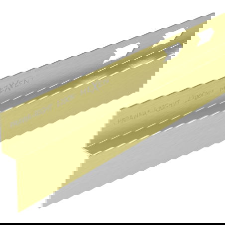 Mexen Line-B wall-mounted slope strip 120 cm right, brushed gold - 185502120R