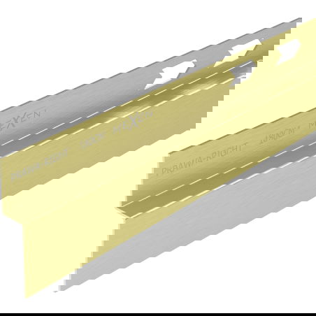 Mexen Line-B wall-mounted slope strip 180 cm right, brushed gold - 185502180R