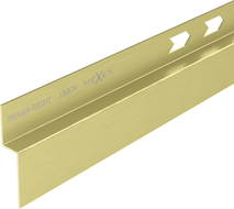 Mexen Line-B 180 cm wall-mounted slope strip, right, brushed gold - 185502180R