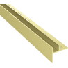 Mexen Line-B drip edge strip for glass 120 cm left, brushed gold - 185504120L