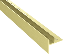 Mexen Line-B drip edge strip for glass 120 cm left, brushed gold - 185504120L