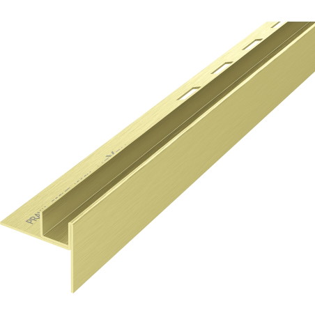 Mexen Line-B sloping strip for glass 120 cm right, gold brushed - 185504120R