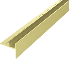 Mexen Line-B drainage strip for glass 180 cm right, brushed gold - 185504180R