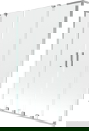 Mexen Velar L Duo 2-panel Sliding Shower Screen 140 x 150 cm, Transparent, Chrome - 896-140-003-02-01