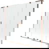 Mexen Velar L Duo bathtub screen 2-wing sliding 170 x 150 cm, transparent, rose gold - 896-170-003-02-60