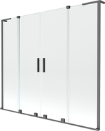 Mexen Velar L Duo 2-panel sliding bathtub screen 170 x 150 cm, transparent, gun metal - 896-170-003-02-95