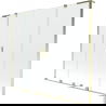 Mexen Velar L Duo bathtub screen 2-wing sliding 200 x 150 cm, transparent, gold - 896-200-003-02-50