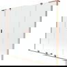 Mexen Velar L Duo 2-panel sliding bathtub screen 200 x 150 cm, clear, brushed copper - 896-200-003-02-65
