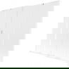 Mexen Velar L Duo bathtub screen, 2-panel sliding 200 x 150 cm, frosted, white - 896-200-003-32-20