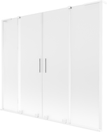 Mexen Velar L Duo 2-wing sliding bath screen 200 x 150 cm, frost, white - 896-200-003-32-20