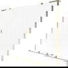 Mexen Velar L Duo 2-wing Sliding Bath Screen 200 x 150 cm, Frosted, Gold - 896-200-003-32-50