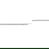 Mexen Line-B gradient strip for glass 120 cm left, inox - 181004120L