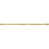 Mexen Line-B sloping strip for glass 120 cm left, gold - 185004120L