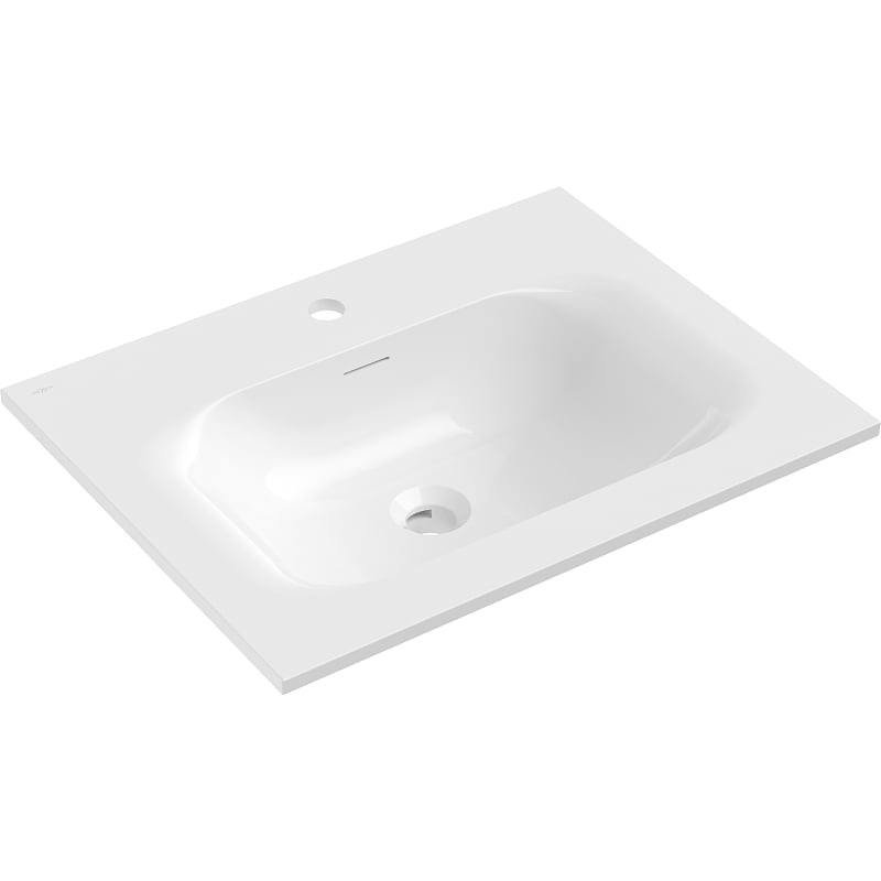 Mexen Vela countertop washbasin 61 x 46.5 cm, white gloss - 25236000