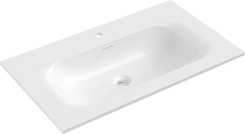 Mexen Vela countertop sink 81 x 46.5 cm, glossy white - 25238000
