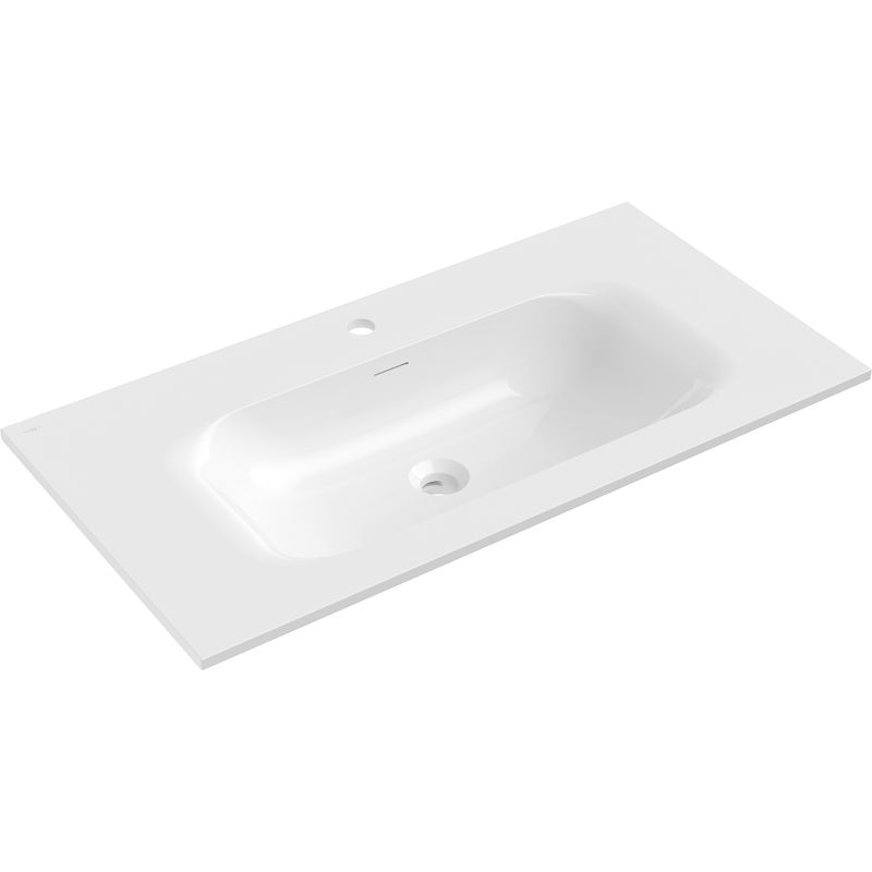 Mexen Vela countertop sink 91 x 46.5 cm, glossy white - 25239000